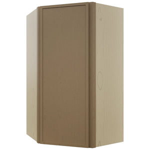 Fabuwood Luna Truffle WDC2442 Wall Corner Diagonal Cabinet, Front View