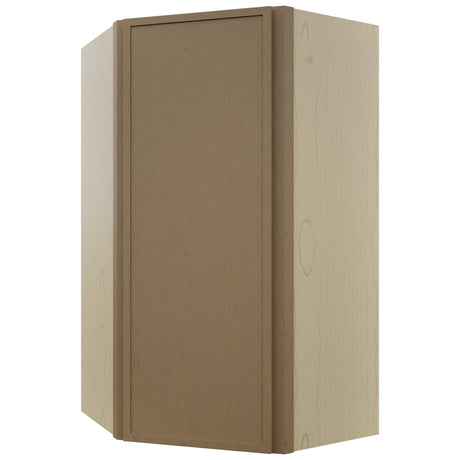 Fabuwood Luna Truffle WDC2442 Wall Corner Diagonal Cabinet, Front View