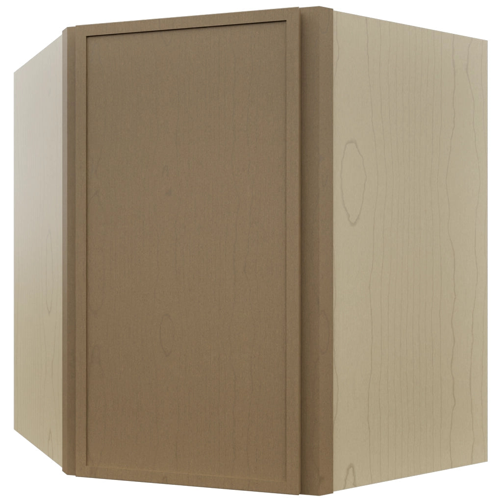 Fabuwood Luna Truffle WDC2730 Wall Corner Diagonal Cabinet, Front View