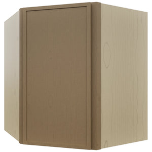 Fabuwood Luna Truffle WDC2730 Wall Corner Diagonal Cabinet, Front View