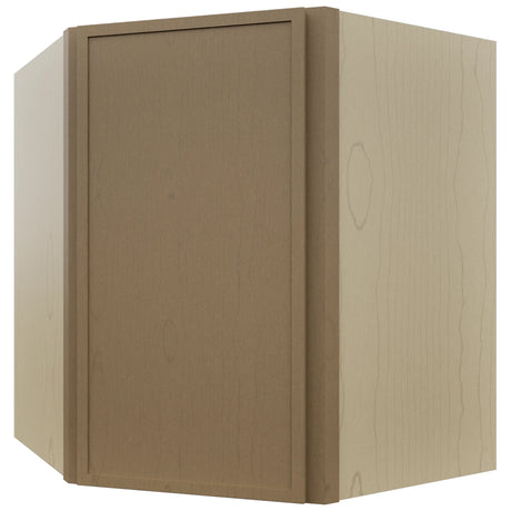 Fabuwood Luna Truffle WDC2730 Wall Corner Diagonal Cabinet, Front View