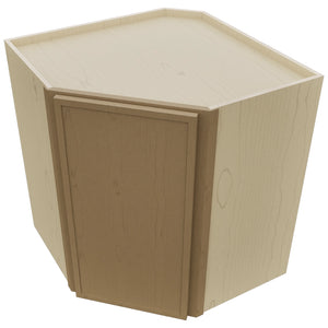 Fabuwood Luna Truffle WDC2730 Wall Corner Diagonal Cabinet, Top View