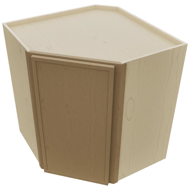 Fabuwood Luna Truffle WDC2730 Wall Corner Diagonal Cabinet, Top View