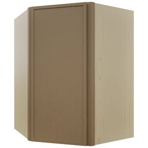 Fabuwood Luna Truffle WDC2736 Wall Corner Diagonal Cabinet, Front View
