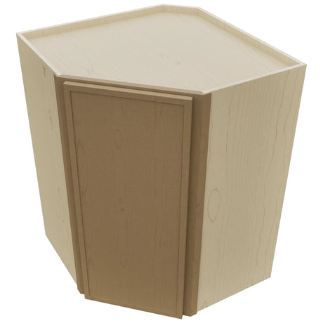 Fabuwood Luna Truffle WDC2736 Wall Corner Diagonal Cabinet, Top View