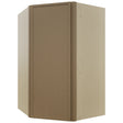 Fabuwood Luna Truffle WDC2742 Wall Corner Diagonal Cabinet, Front View