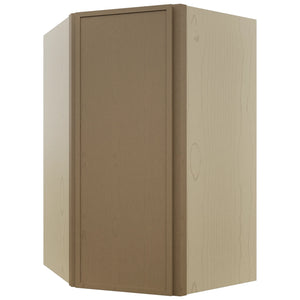 Fabuwood Luna Truffle WDC2742 Wall Corner Diagonal Cabinet, Front View