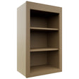 Fabuwood Luna Truffle WOS1830 Wall Open Shelf, Front View