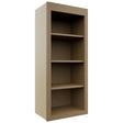 Fabuwood Luna Truffle WOS1842 Wall Open Shelf, Front View
