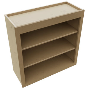 Fabuwood Luna Truffle WOS3030 Wall Open Shelf, Top View