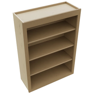 Fabuwood Luna Truffle WOS3042 Wall Open Shelf, Top View