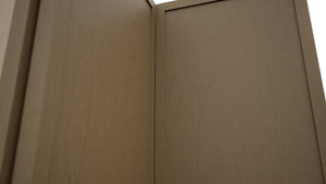 Fabuwood Luna Truffle WPC2415 Wall Corner Pie Cabinet, Detail View