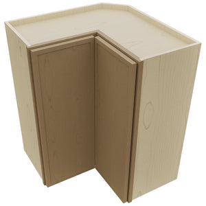 Fabuwood Luna Truffle WPC2430 Wall Corner Pie Cabinet, Top View