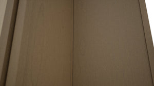 Fabuwood Luna Truffle WPC2436 Wall Corner Pie Cabinet, Detail View