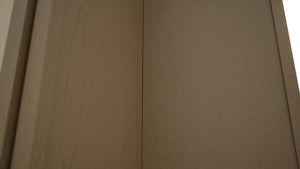 Fabuwood Luna Truffle WPC2442 Wall Corner Pie Cabinet, Detail View