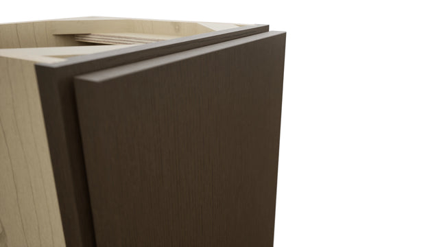 Fabuwood Luxe Canyon Oak B12FD-12D Base Full Door Cabinet, Detail View