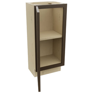 Fabuwood Luxe Canyon Oak B15FD-12D Base Full Door Cabinet, Open View