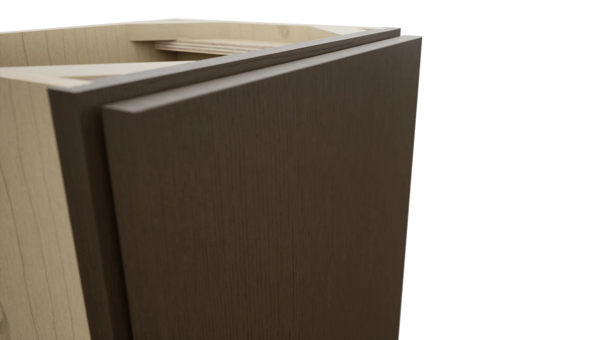 Fabuwood Luxe Canyon Oak B15FD-12D Base Full Door Cabinet, Detail View