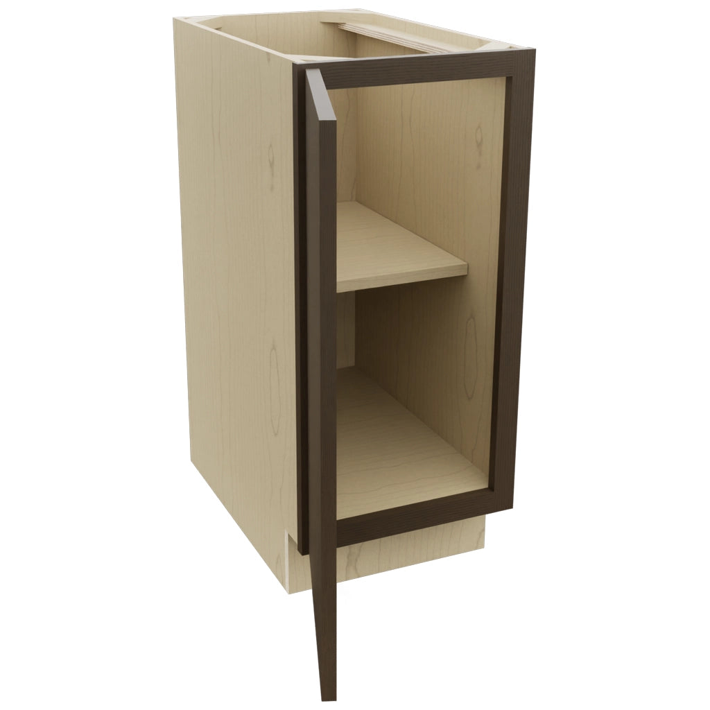 Fabuwood Luxe Canyon Oak B15FD Base Full Door Cabinet, Open View