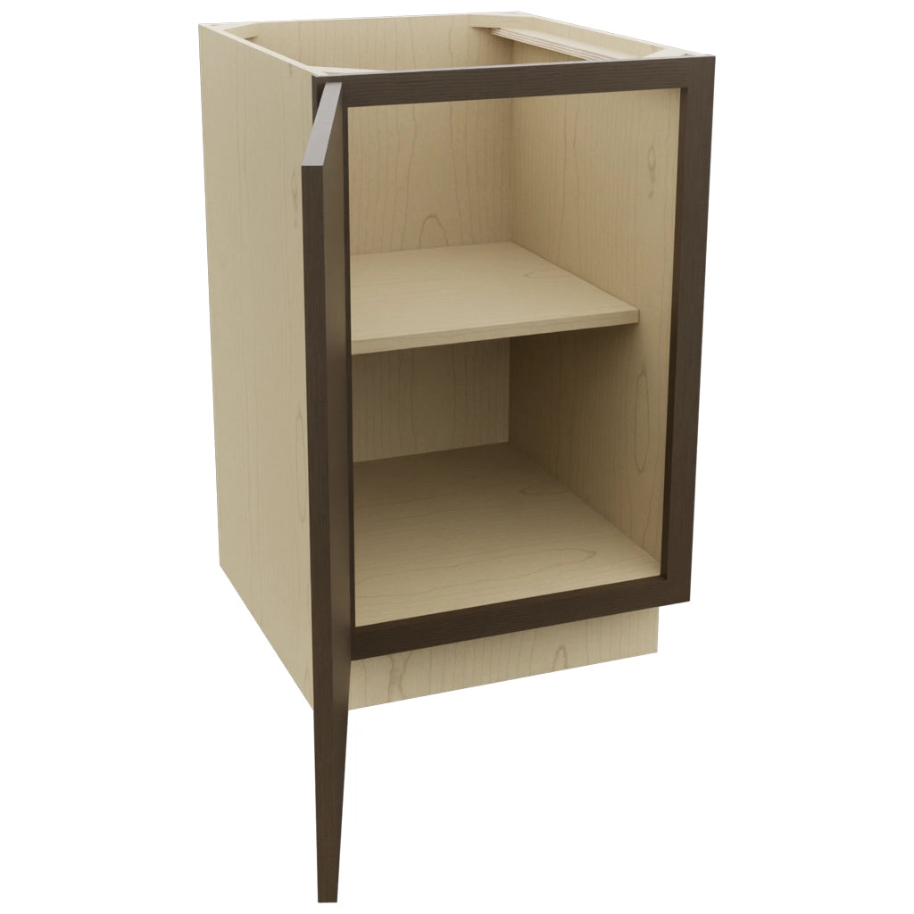 Fabuwood Luxe Canyon Oak B21FD Base Full Door Cabinet, Open View