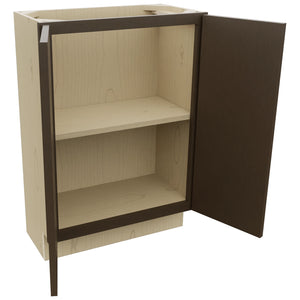 Fabuwood Luxe Canyon Oak B24FD-12D Base Full Door Cabinet, Open View