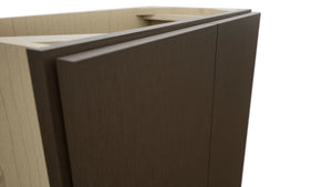 Fabuwood Luxe Canyon Oak B24FD-12D Base Full Door Cabinet, Detail View