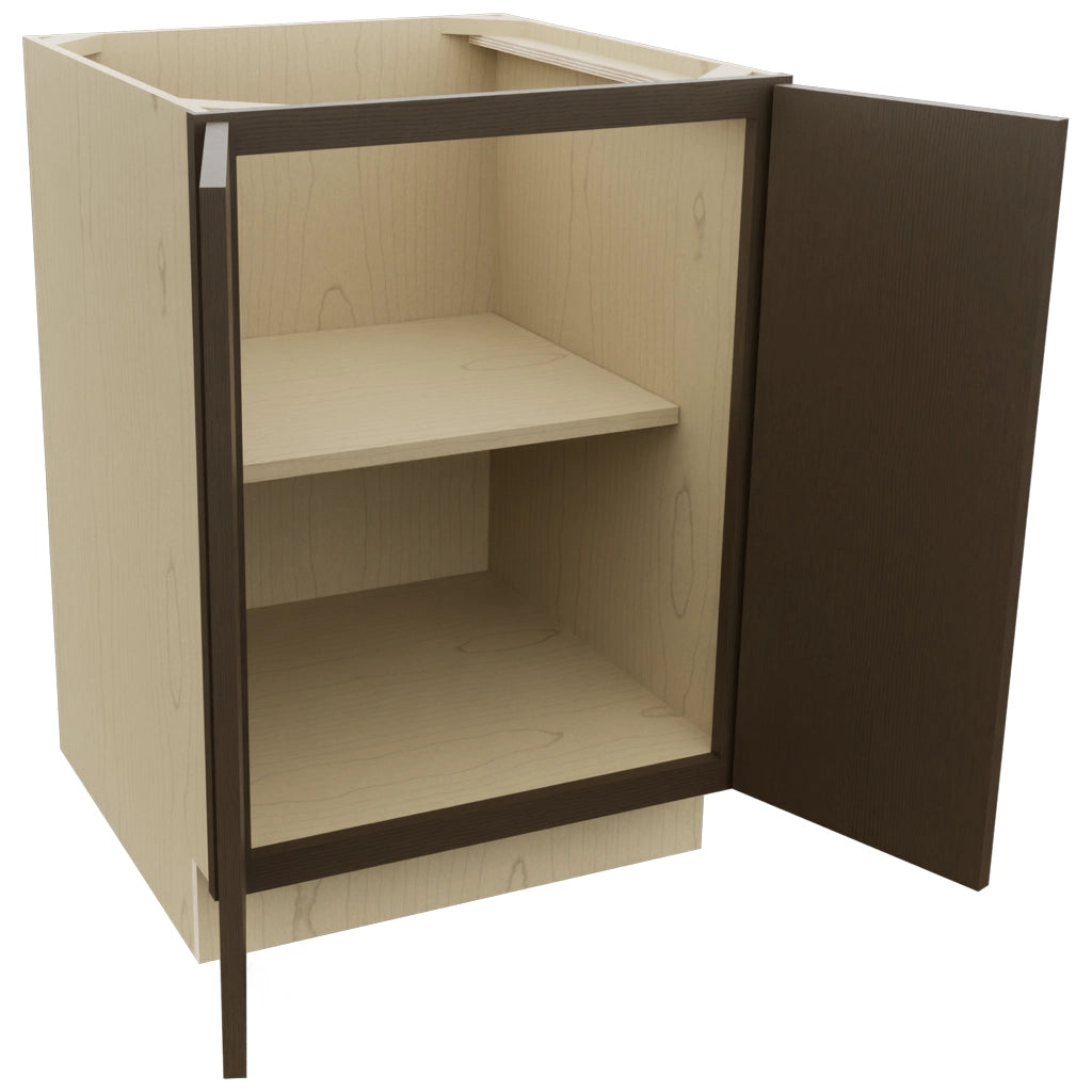 Fabuwood Luxe Canyon Oak B24FD Base Full Door Cabinet, Open View