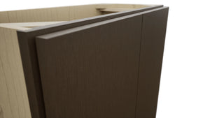 Fabuwood Luxe Canyon Oak B27FD-12D Base Full Door Cabinet, Detail View