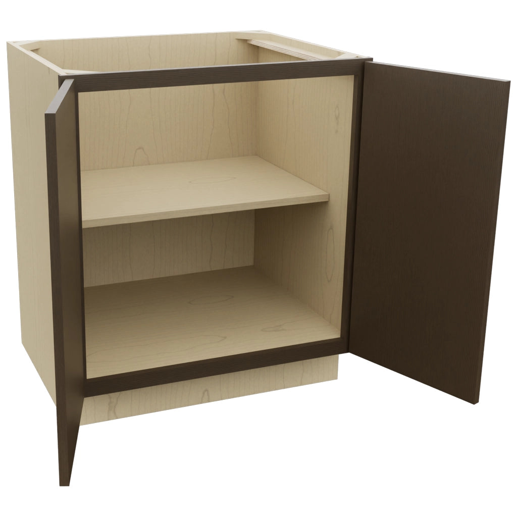 Fabuwood Luxe Canyon Oak B30FD Base Full Door Cabinet, Open View