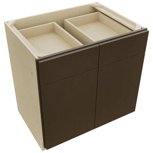 Fabuwood Luxe Canyon Oak B33 Base Standard Cabinet, Top View