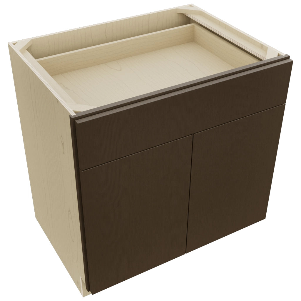 Fabuwood Luxe Canyon Oak B33SDF Base Standard Cabinet, Top View