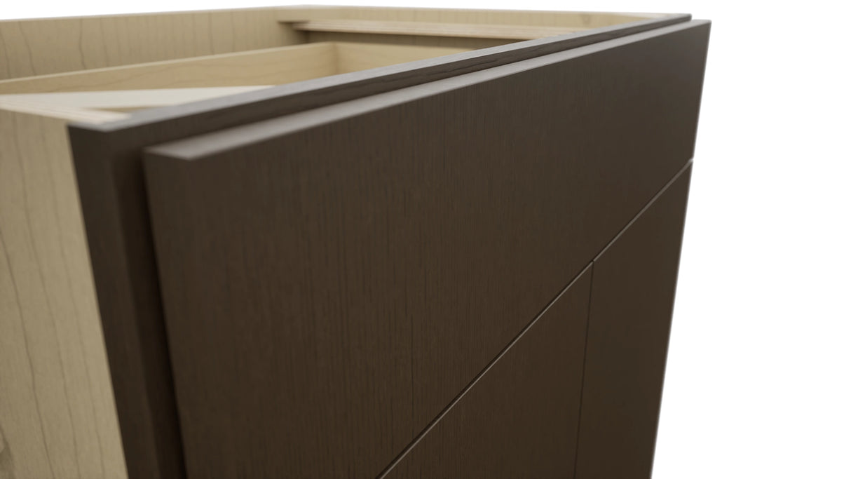 Fabuwood Luxe Canyon Oak B33SDF Base Standard Cabinet, Detail View