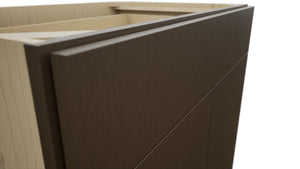 Fabuwood Luxe Canyon Oak B36SDF Base Standard Cabinet, Detail View