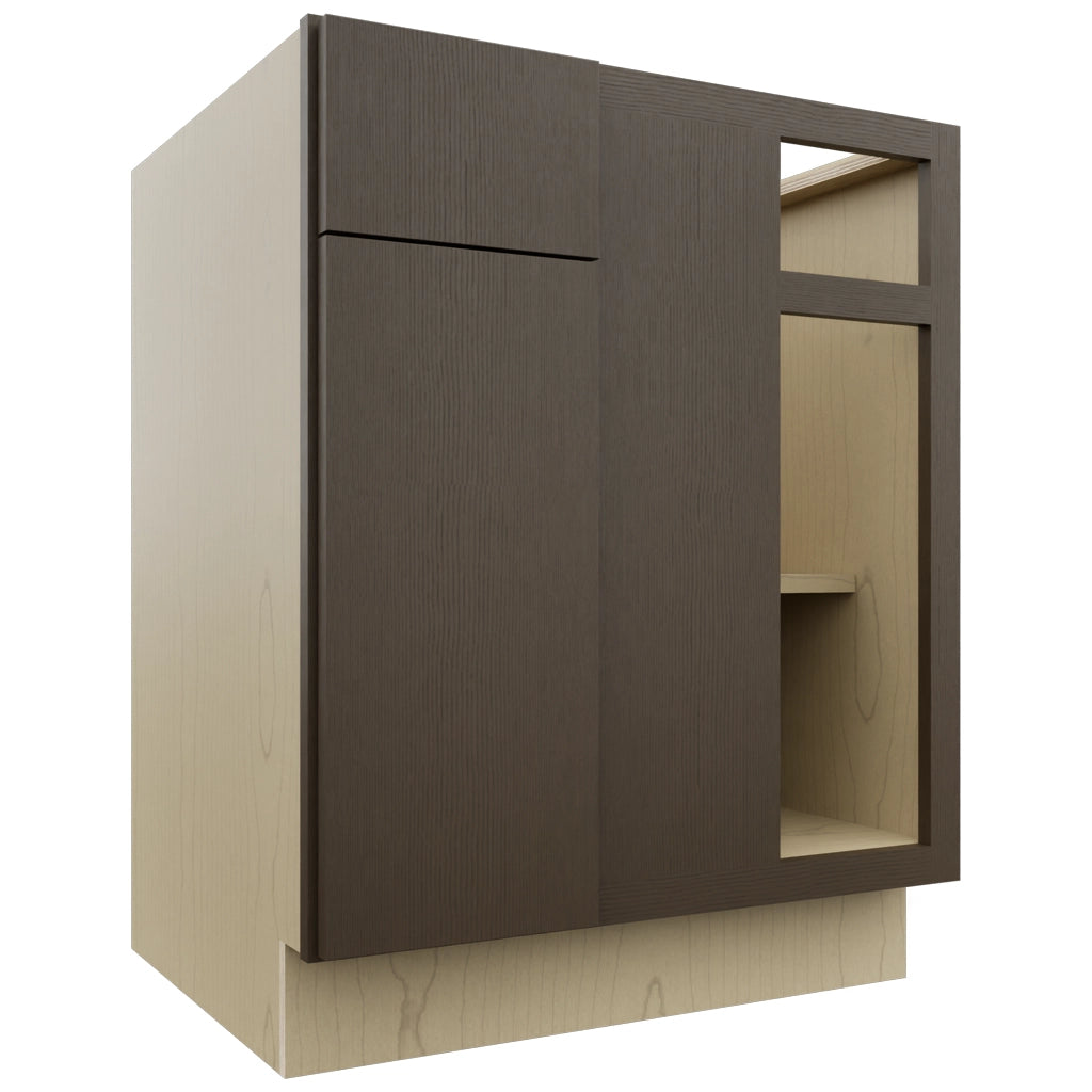 Fabuwood Luxe Canyon Oak BLB36/39 Base Corner Blind Cabinet, Front View