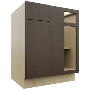 Fabuwood Luxe Canyon Oak BLB36/39 Base Corner Blind Cabinet, Front View