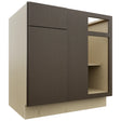 Fabuwood Luxe Canyon Oak BLB39/42 Base Corner Blind Cabinet, Front View