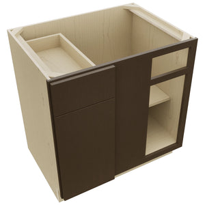 Fabuwood Luxe Canyon Oak BLB39/42 Base Corner Blind Cabinet, Top View