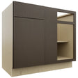 Fabuwood Luxe Canyon Oak BLB42/45 Base Corner Blind Cabinet, Front View