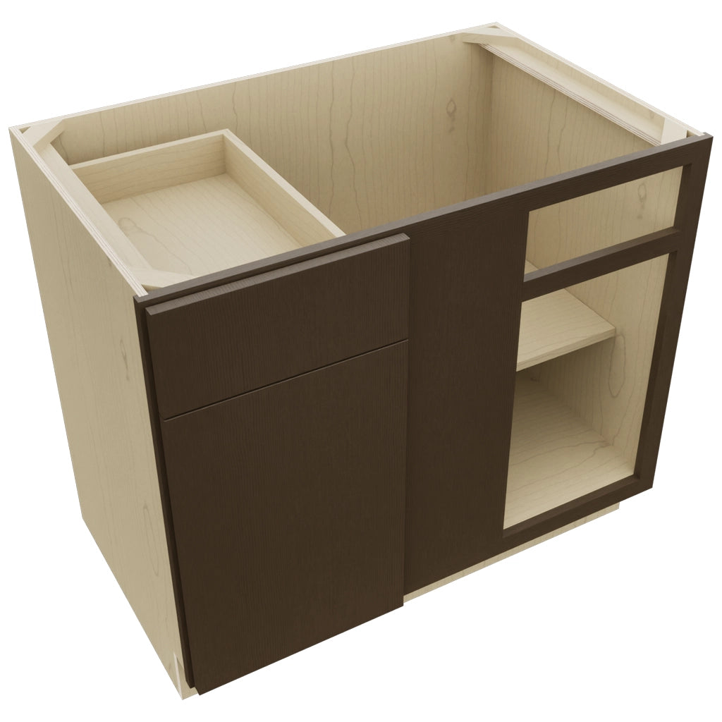 Fabuwood Luxe Canyon Oak BLB42/45 Base Corner Blind Cabinet, Top View