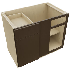 Fabuwood Luxe Canyon Oak BLB42/45 Base Corner Blind Cabinet, Top View