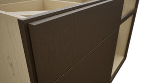 Fabuwood Luxe Canyon Oak BLB48/51 Base Corner Blind Cabinet, Detail View