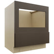 Fabuwood Luxe Canyon Oak BMC30 Base Microwave Cabinet, Front View