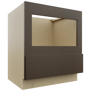 Fabuwood Luxe Canyon Oak BMC30 Base Microwave Cabinet, Front View