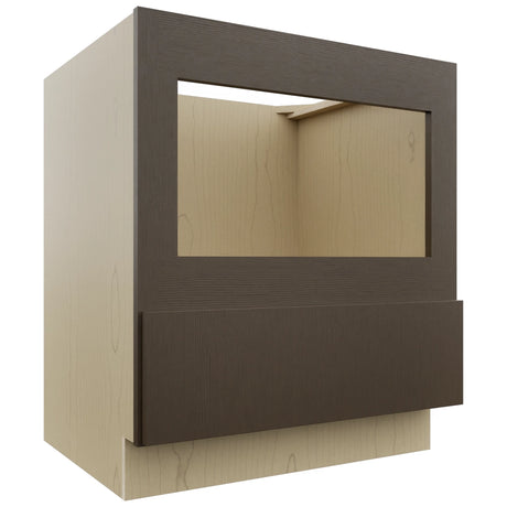 Fabuwood Luxe Canyon Oak BMC30 Base Microwave Cabinet, Front View