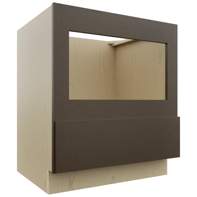 Fabuwood Luxe Canyon Oak BMC30 Base Microwave Cabinet, Front View
