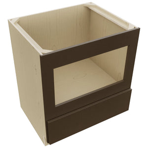 Fabuwood Luxe Canyon Oak BMC30 Base Microwave Cabinet, Top View
