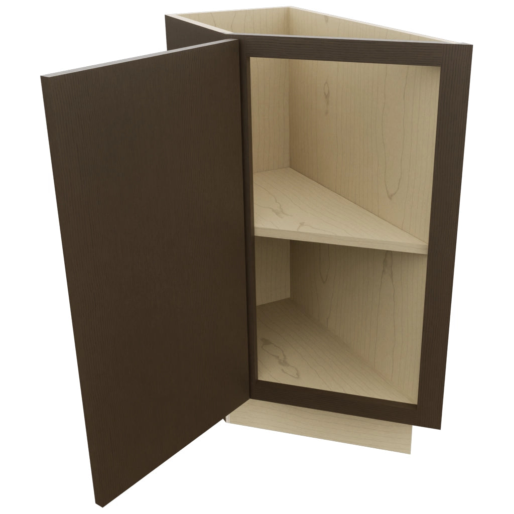 Fabuwood Luxe Canyon Oak BTL12 Base Transitional Cabinet, Open View