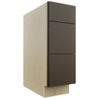 Fabuwood Luxe Canyon Oak DB12 Base 3 Drawers Cabinet, Front View
