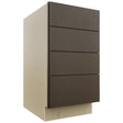 Fabuwood Luxe Canyon Oak DB18-4 Base 4 Drawers Cabinet, Front View