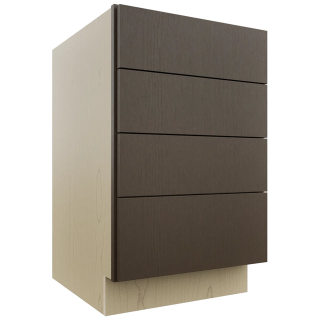 Fabuwood Luxe Canyon Oak DB21-4 Base 4 Drawers Cabinet, Front View